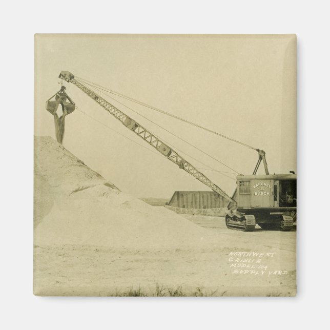 Aimant OPÉRATEUR DE CÂBLES DE CRANE DU Nord-Ouest EXPLOIT (Devant)