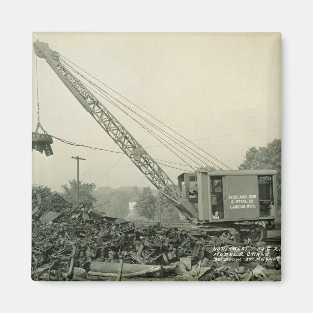 Aimant OPÉRATEUR DE CÂBLES D'EXPLOITATION DE CRANE DU Nor (Devant)