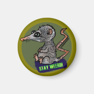 Aimant opossum idiot