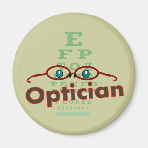 Aimant Opticien--Cadeaux de diagramme d'oeil