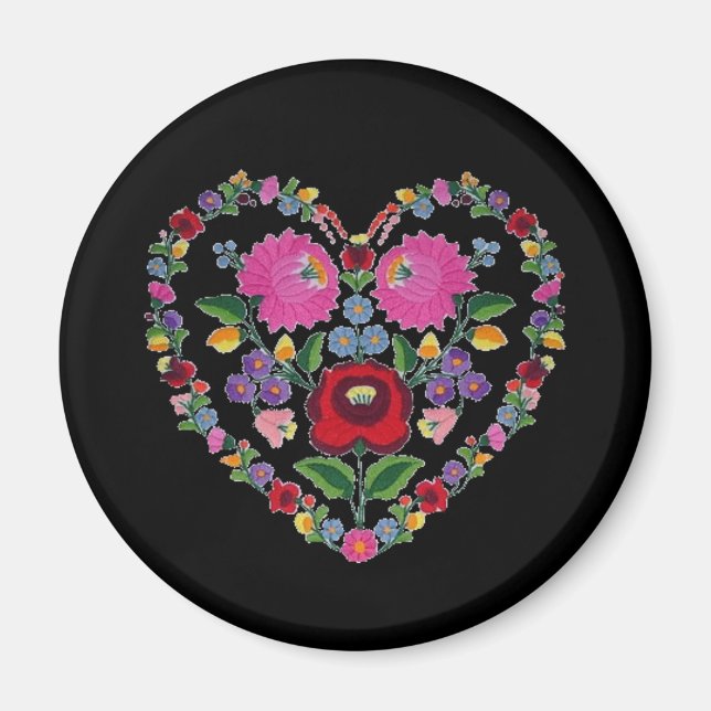 Aimant OPUS CHANGEABLE COEUR hongrois (Devant)