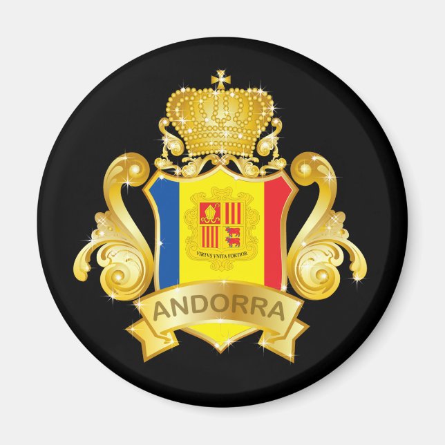 Aimant Or Andorre (Devant)