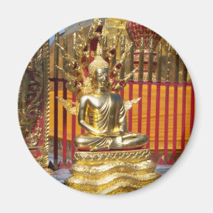 Aimant Or Bouddha de Wat Phrathat Doi Suthep