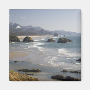 Aimant OR, côte de l'Oregon, parc d'État d'Ecola, vue de