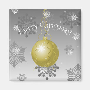 Aimant Or fantaisie ornement de Noël