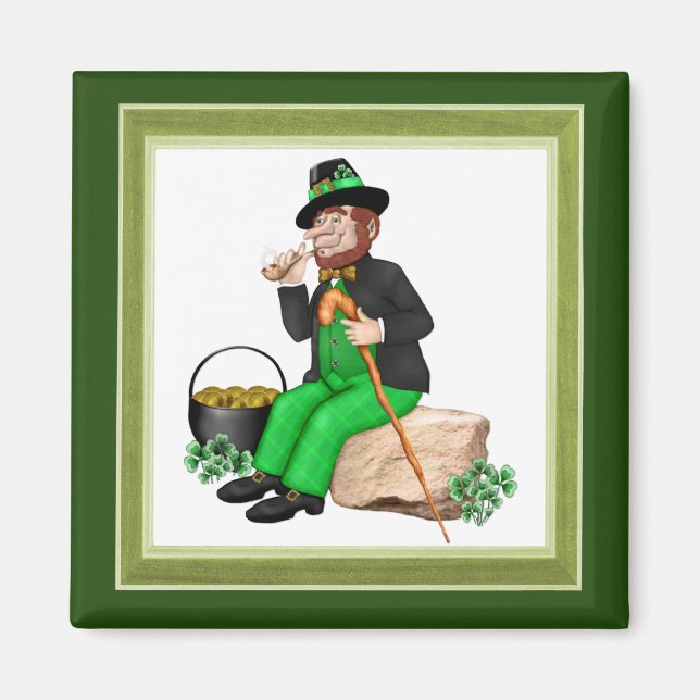 Aimant Or Leprechaun (Devant)