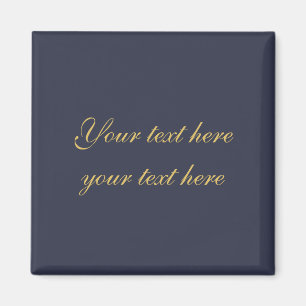 Aimant Or Professionnel Moderne Minimaliste Texte Propre