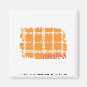 Aimant Orange 3 de plaid