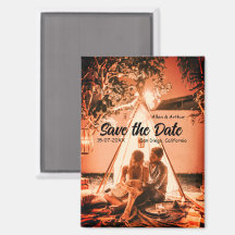 orange boho enregistrer la date QR ajouter le nom