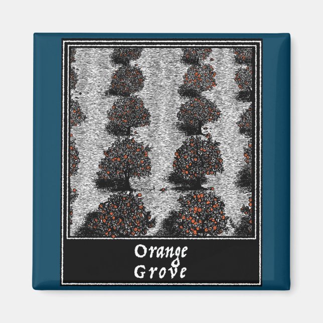 Aimant Orange Grove (Devant)