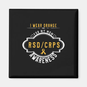 Aimant Orange Ribbon Crpsrsd Sensibilisation Et Soutien À