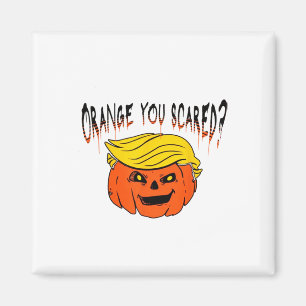 Aimant Orange Vous Avez Peur Anti Trump Halloween
