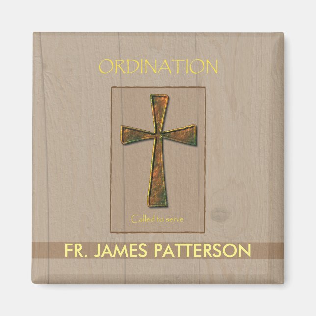 Aimant Ordination générale Félicitations, Metal Design C (Devant)