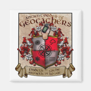 Aimant Ordre antique du YE d'aimant de Geocachers