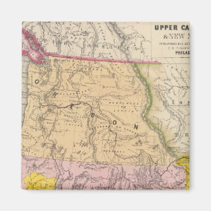 Aimant Oregon, Haute-Californie et Nouveau-Mexique