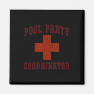 Aimant Organisatrice de soirée piscine Filles de vacances