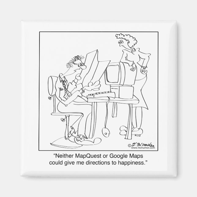 Aimant Orientations de la quête du bonheur (Devant)