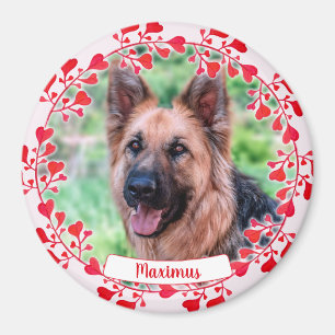 Aimant Ornement Coeur des Animaux - Jour des Valentines -
