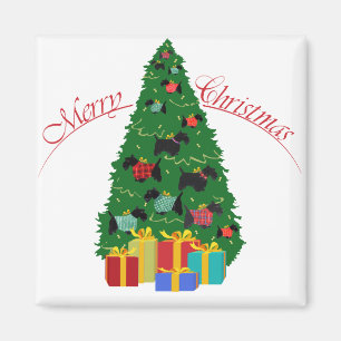 Aimant Ornements Scottie Arbre de Noël