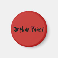 Orphan noir en lettres affligées
