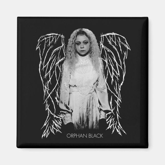 Aimant Orphelin noir | Helena - Angel Wings (Devant)