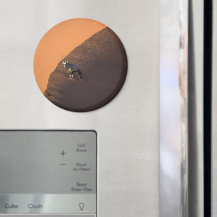 Aimant Oryx à la limite, Namibie