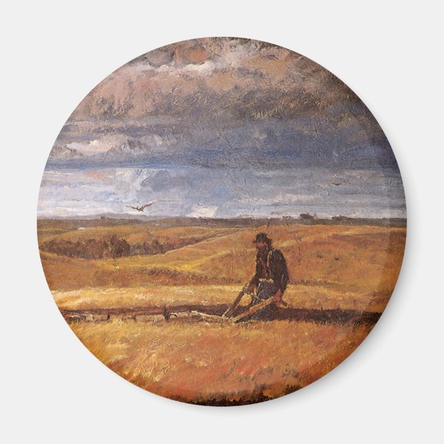 Aimant Os de bison coulés sous Harvey Thomas Dunn (Devant)