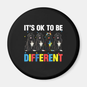 Aimant Oser être différent Funny Newfie Cute Newfie