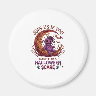 Aimant Osez Halloween Épouvante Violet Poupée Vaudou Croi