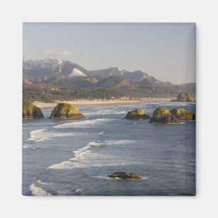 Aimant OU, Côte de l'Oregon, Parc d'état Ecola, vue sur