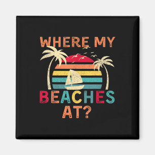 Aimant Où Mes Plages À Vacances Été Ami De Famille