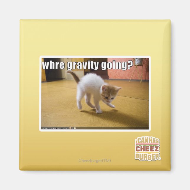 Aimant Où va la gravité ? (Devant)