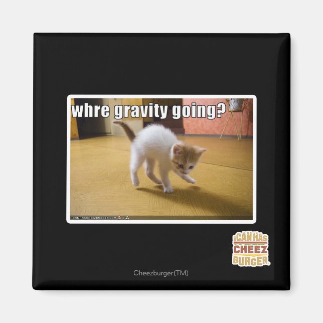 Aimant Où va la gravité ? (Devant)