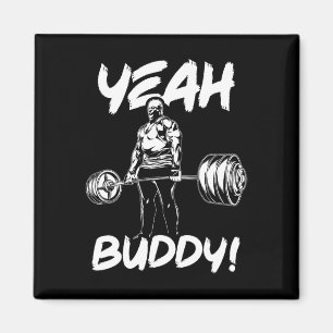 Aimant Ouais Buddy - Ronnie Coleman Bodybuilding Gym Moti