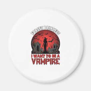 Aimant Oublier Princesse Veut être Vampire Halloween_1
