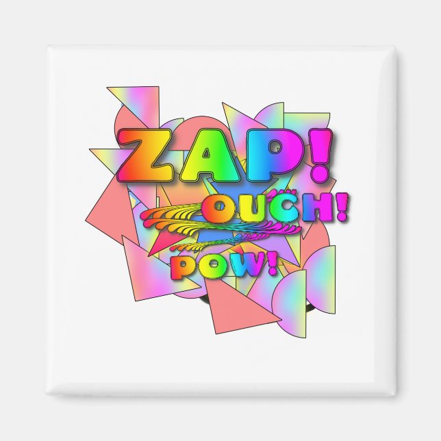 Aimant Ouch, Zap (Devant)