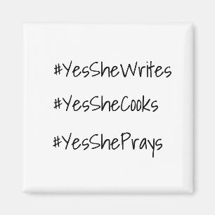 Aimant Oui Elle Peut Hashtag Appréciation