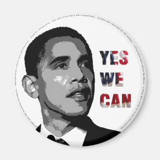 Aimant Oui, nous pouvons - l'aimant politique d'Obama