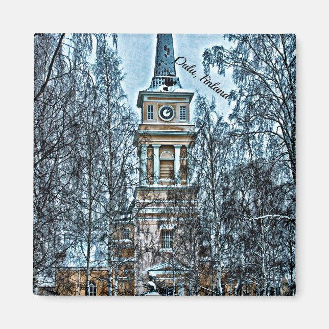 Aimant Oulu, église finlandaise (Devant)