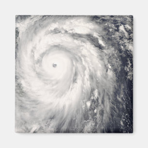 Aimant Ouragan Jangmi outre de Taïwan et des Philippines