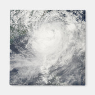 Aimant Ouragan Morakot au-dessus de Taïwan