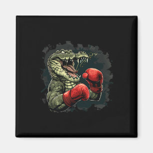 Aimant Ours boxeur avec gants de boxe Kickboxing Drôle Bo