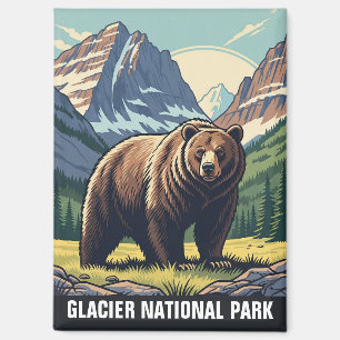 Aimant Ours dans le parc national de Glacier Montana
