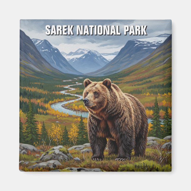 Aimant Ours dans le Parc national de Sarek Suède Voyage (Devant)