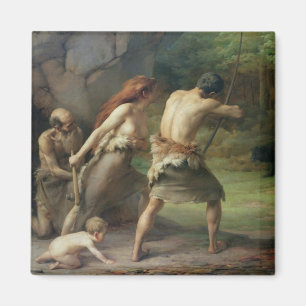 Aimant Ours de chasse préhistoriques, 1832