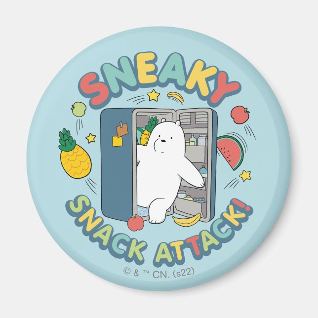 Aimant Ours De Glace - Attaque Snack Sneaky! (Devant)