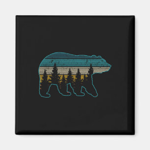Aimant Ours Nature Grizzly Brun Ours Noir Randonnée Chass