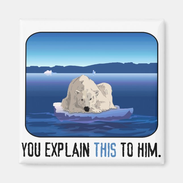 Aimant Ours polaire arctique (Devant)