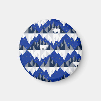 Aimant Ours polaire sur Iceberg Motif sans couture.