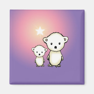 Aimant Ours polaires et étoile